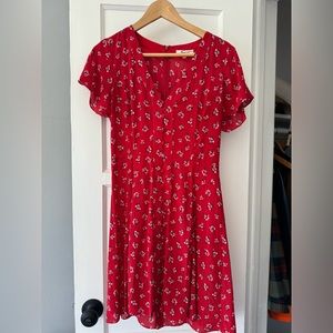 Madewell 100% silk dress, size 2 (runs large)